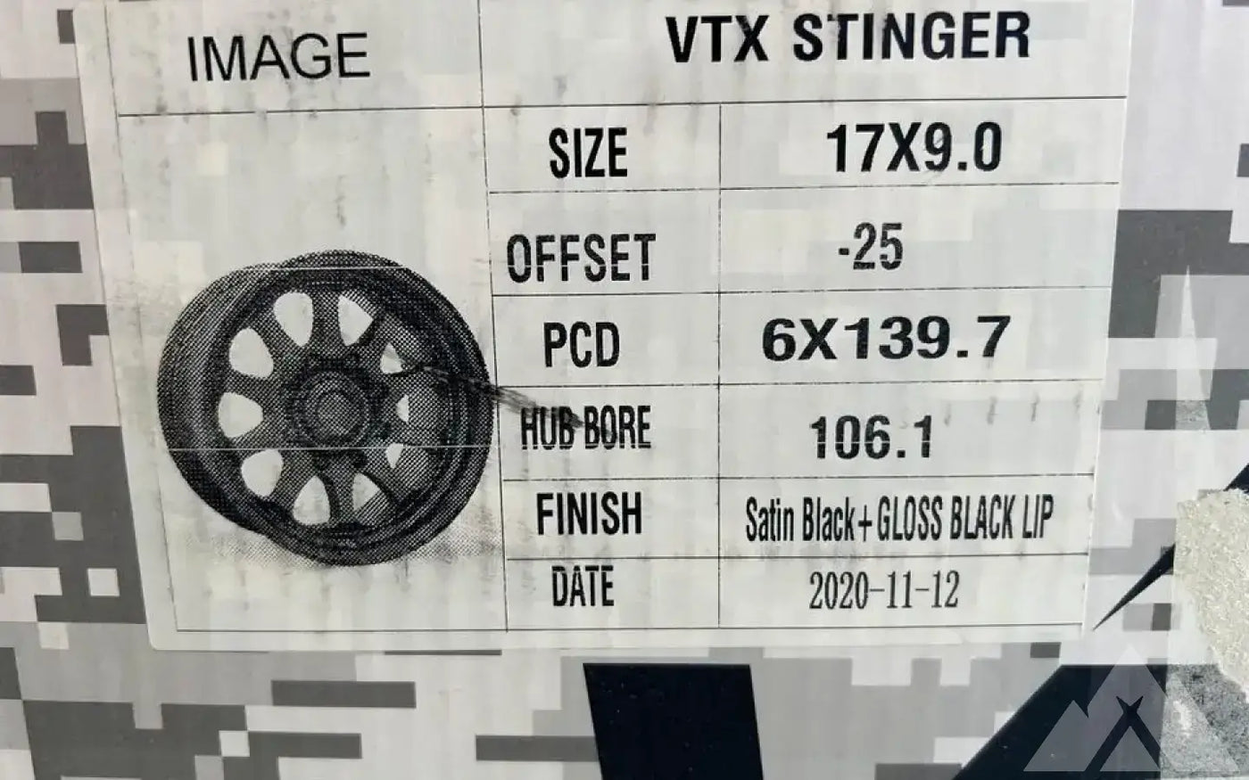 VTX Wheels 17 inches — new wheels only for sale (photo 2) — photo 2