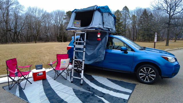 2017 Subaru Forester XT Turbo with Thule Tepui Ayer 2 Roof Top Tent — photo 2
