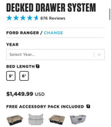 Decked drawer System For 2019 Ranger in Tempe, AZ (photo 2)