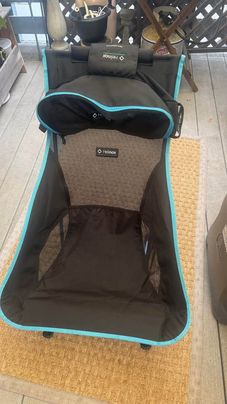Helinox portable camping chair black and blue in Manhattan Beach, CA (photo 5)