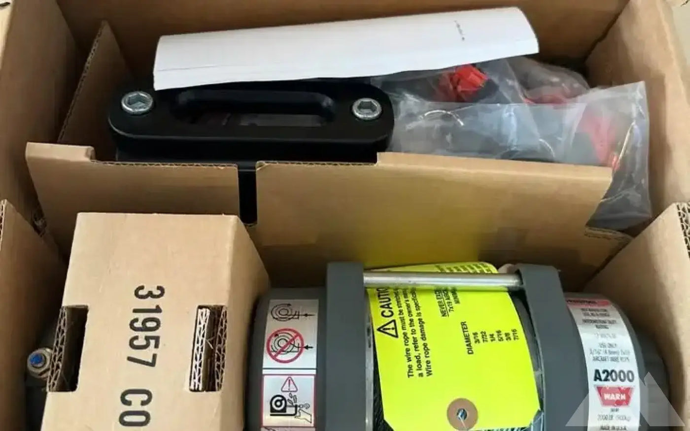 Warn A2000lb winch — new gear for sale — photo 1