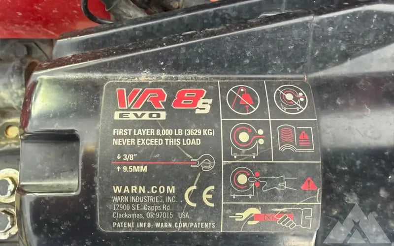 Warn VR EVO 8s winch — used gear for sale (photo 4) — photo 4