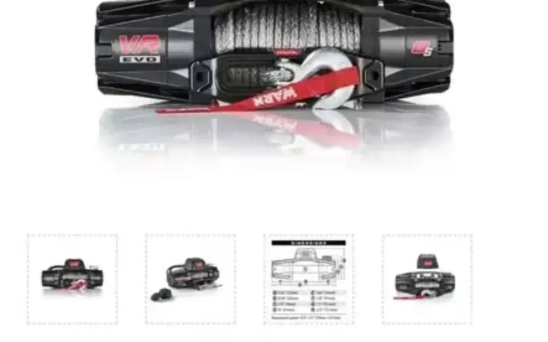 Warn vr evo winch. Bearly used, comes with wiring — used gear for sale (photo 3) — photo 3
