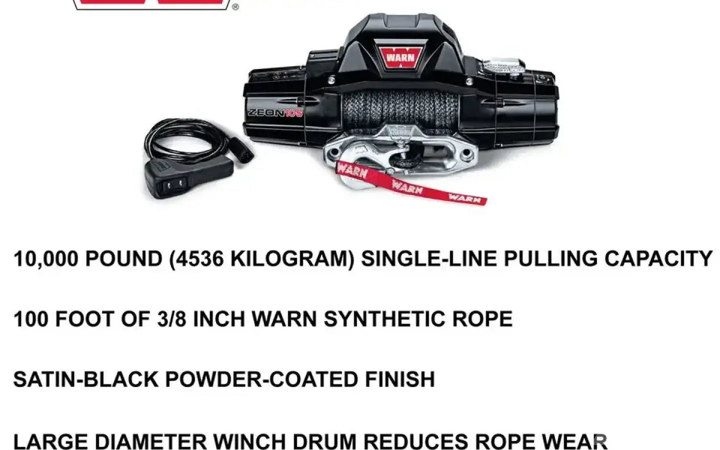 Warn ZEON 10-S 12V Winch 89611 (New, in unoped box — new gear for sale (photo 2)