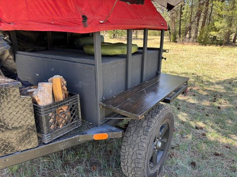 Lightweight Off-Road Go Anywhere Trailer w/Rooftop Tent — photo 5
