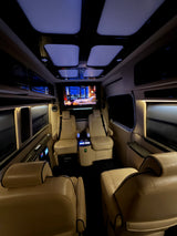 Luxury Mercedes Coach | Massage Chairs & Bathroom