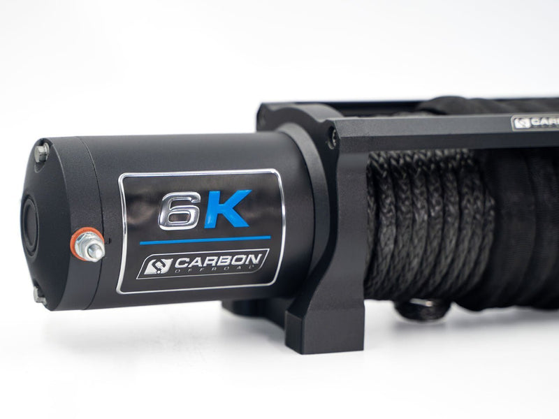 Carbon Offroad Long Drum 6000lb ATV/Small 4X4 Winch — photo 8