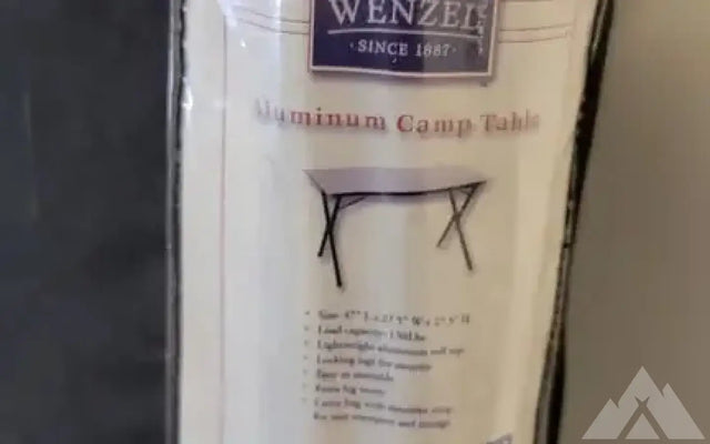 WENZEL Aluminum Camp Table — photo 3