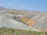 Colorful, eroded Badlands landscape, perfect for an RV rental adventure!