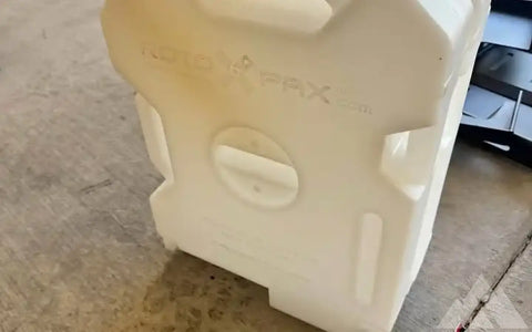 White Rotopax 1 gallon water containers (x2)
