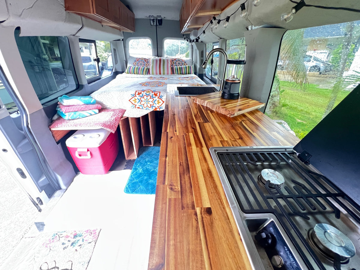  & bright windows. Perfect for travel adventures!|This RV rental offers a stylish — photo 5