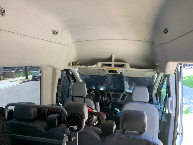  and fans for mobile living.|White Ford Transit 350 van — photo 17