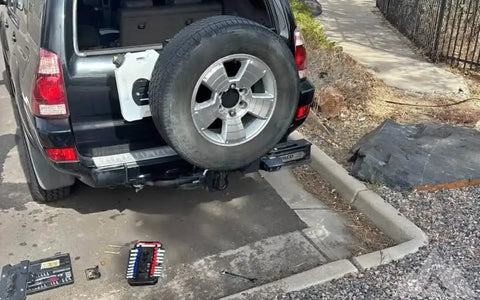 Wilco hitch Tire Carrier w/attachments