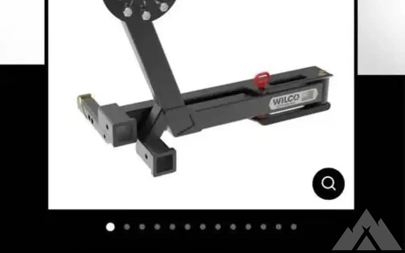 Wilco Off-road Hitchgate Solo with plate relocatio — new tire carriers & swing outs for sale (photo 4)