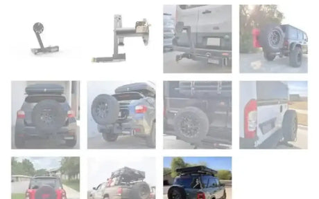 Wilco OFF-Road Spare Tire Carrier (High Clearance) — used tire carriers & swing outs for sale (photo 3)