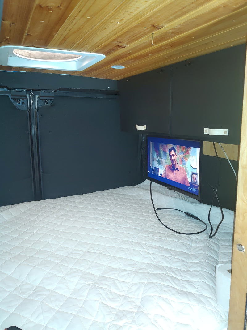 By Denver International Airport, a heated cabin on wheels — photo 10