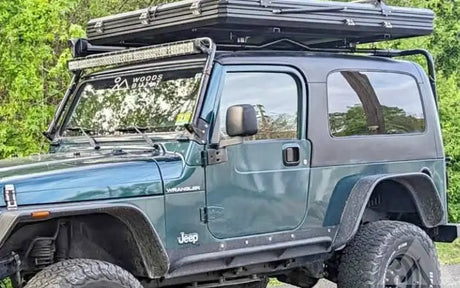 Woodsbuilt Roof top tent with solar — used rooftop tents for sale (photo 2)