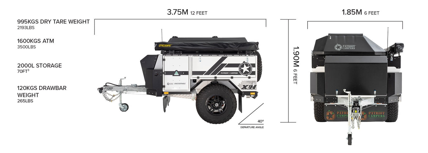  offering a comfortable sleeping area.|This rugged off-road camper trailer — photo 7
