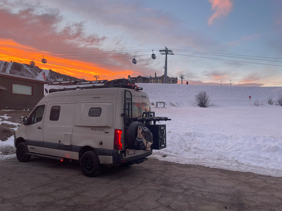  and front cabin view for travel comfort.|RV rental interior view: Dashboard