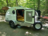 Discover this cozy Mini-Sota teardrop camper rv rental, perfect for serene camping trips.
