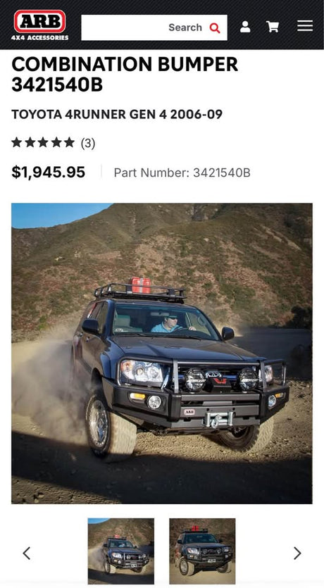 2006-2009 4Runner ARB Front Bumper in Everett, WA (photo 2)
