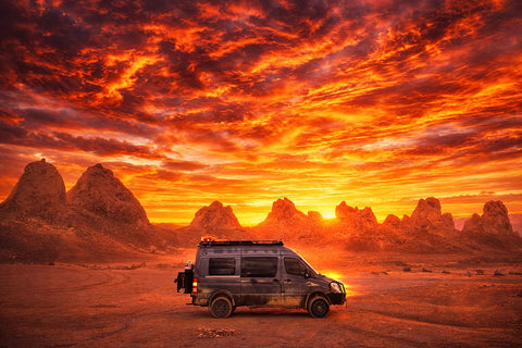 "Drifter" - 5 Seatbelt Adventure Camper Van with Starlink overland rental