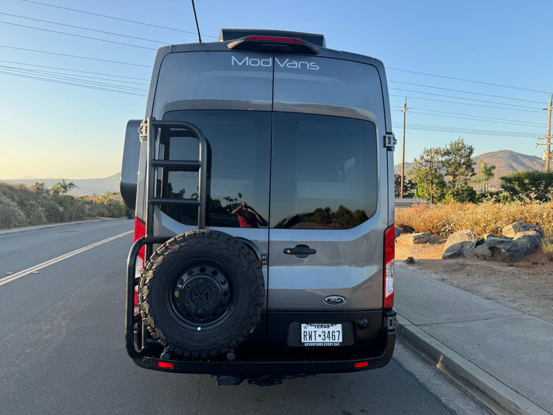  grey custom ModVans Ford Transit camper — photo 4