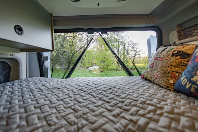RV rental: Comfy bed