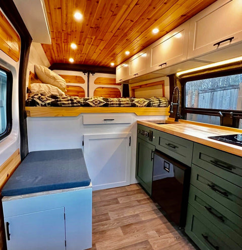 Alpenglow: RAM Promaster overland rental