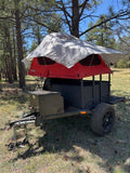 Lightweight Off-Road Go Anywhere Trailer w/Rooftop Tent