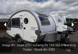 Used 2020 nuCamp TAB 320 S
Teardrop Trailer Stock # U-0301 Henderson, CO in Denver, CO (photo 3)