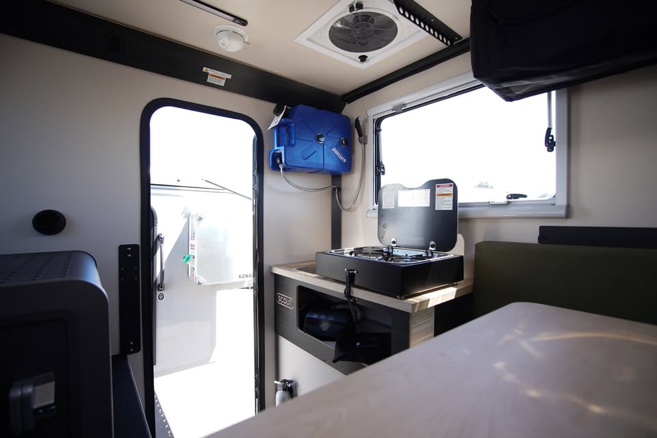 2026 Scout Olympic Slide In Cabover Truck Camper Sage Green 33399 in Boise, ID (photo 11) — photo 11
