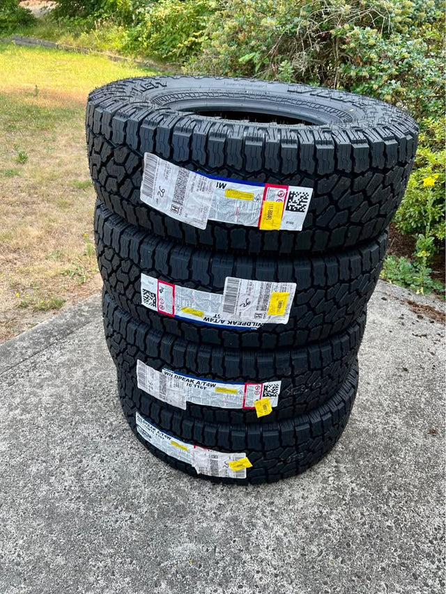 Four(4) Brand New Falken Wildpeak A/T4W All Terrain 265/75R16 116T Tires — photo 2