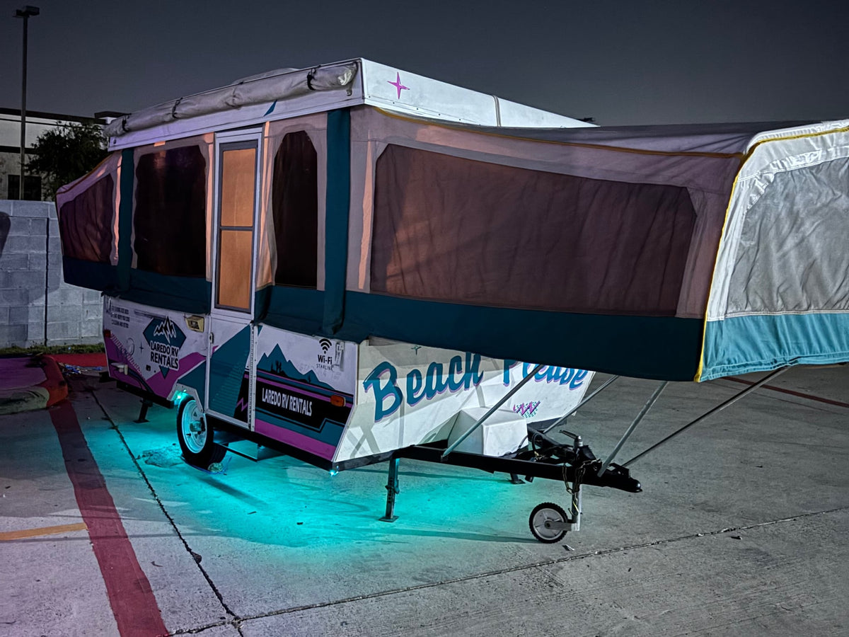  branded "Laredo RV Rentals" and "Beach Please — photo 6