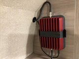 A weBoost cell signal booster installed in an rv rental, improving connectivity on the go.