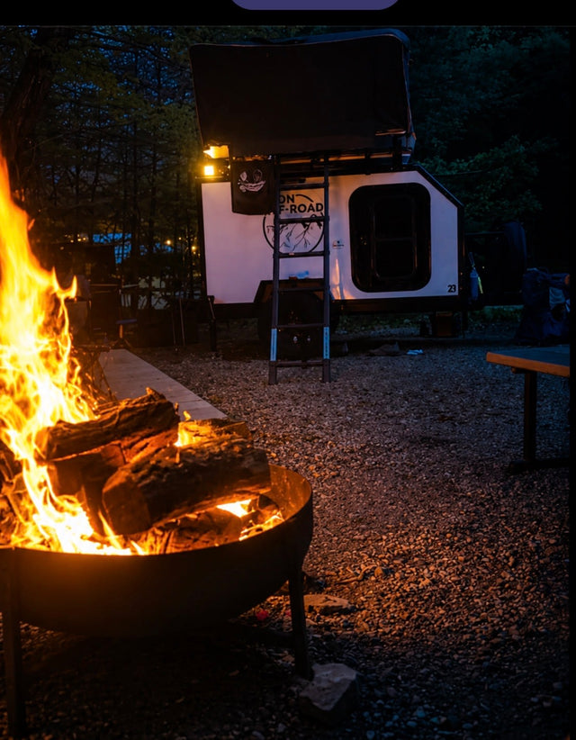  equipped with a Tuff Stuff rooftop tent