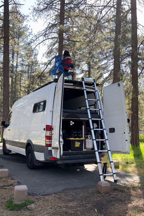 Roof Deck Camper - Sprinter w/Queen Bed, Shower & Solar — photo 2