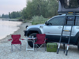 Ellie is a boondockers dream, 150 miles a day included! Overland Toyota T4R