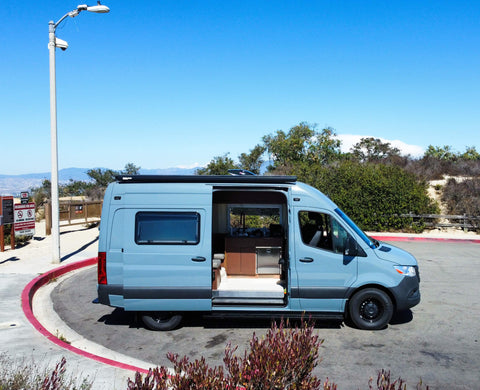 The Astro Camper | Fully Loaded High Ceiling Mercedes Camper Van overland rental