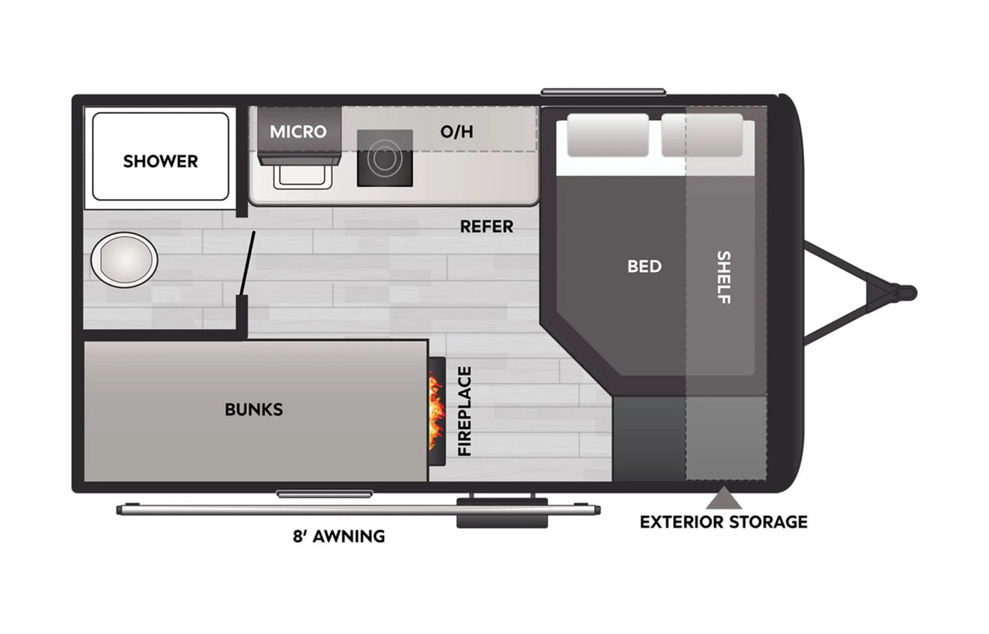 Lightweight PNW Bunkhouse – Easy SUV Tow & Off-Grid Ready