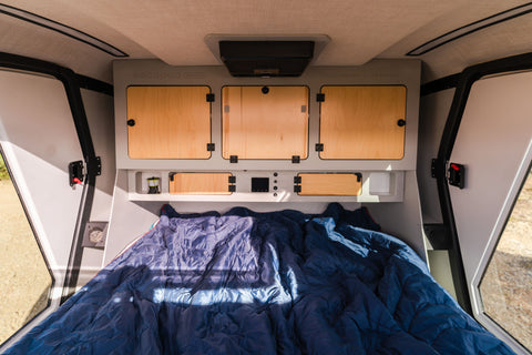 Simon, our 2024 Escapod Voyager Topo2 w/ FSR Premium Hybrid Roof Top Tent overland rental
