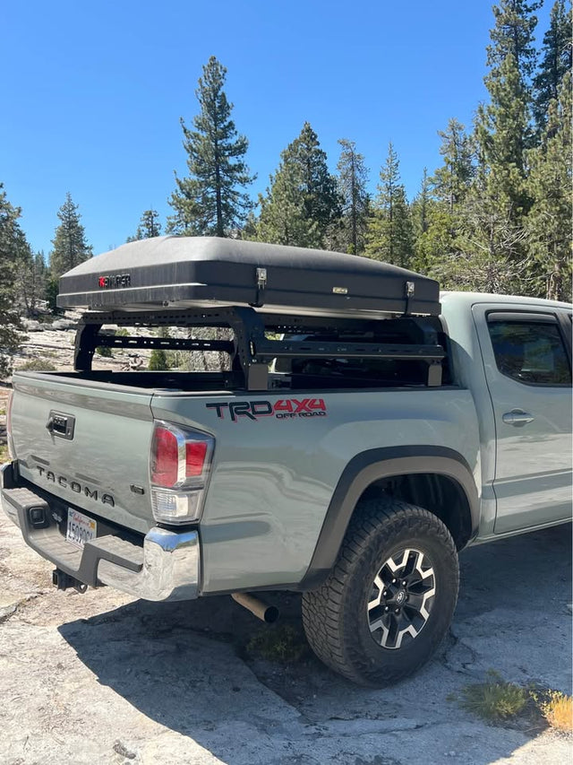 iKamper Skycamp Rooftop Tent and Tuwa Pro Bed Rack — photo 2