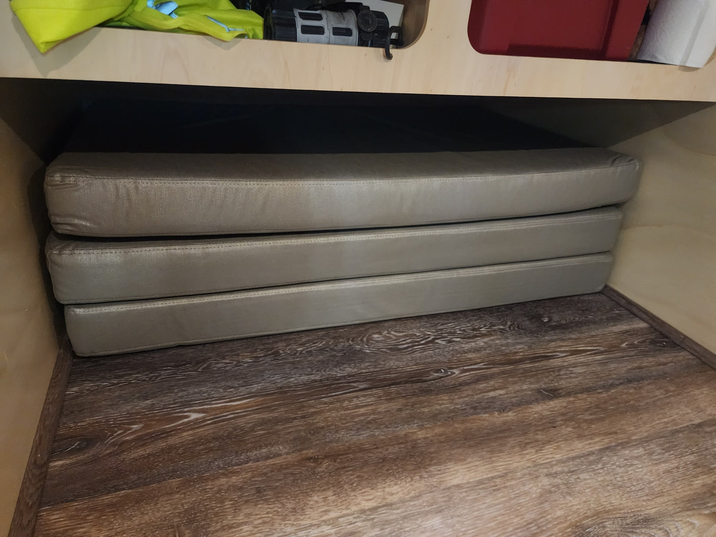  is ready for your outdoor adventure!|Rugged tan Teton teardrop trailer RV rental — photo 10