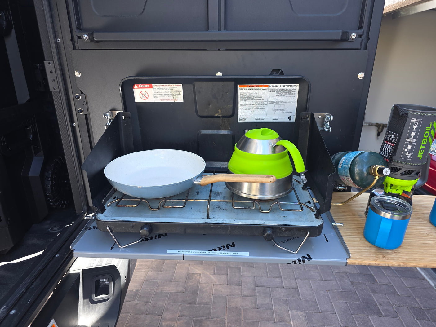  water tank & gear organization for adventure.|Adventure-ready vehicle