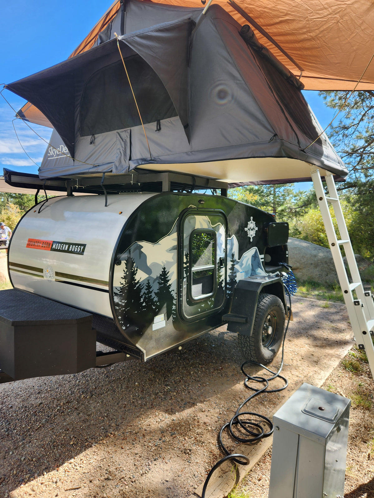 2024 Teardrop Camper Trailer | AC/Heater/TV/Water | Lightweight — photo 7