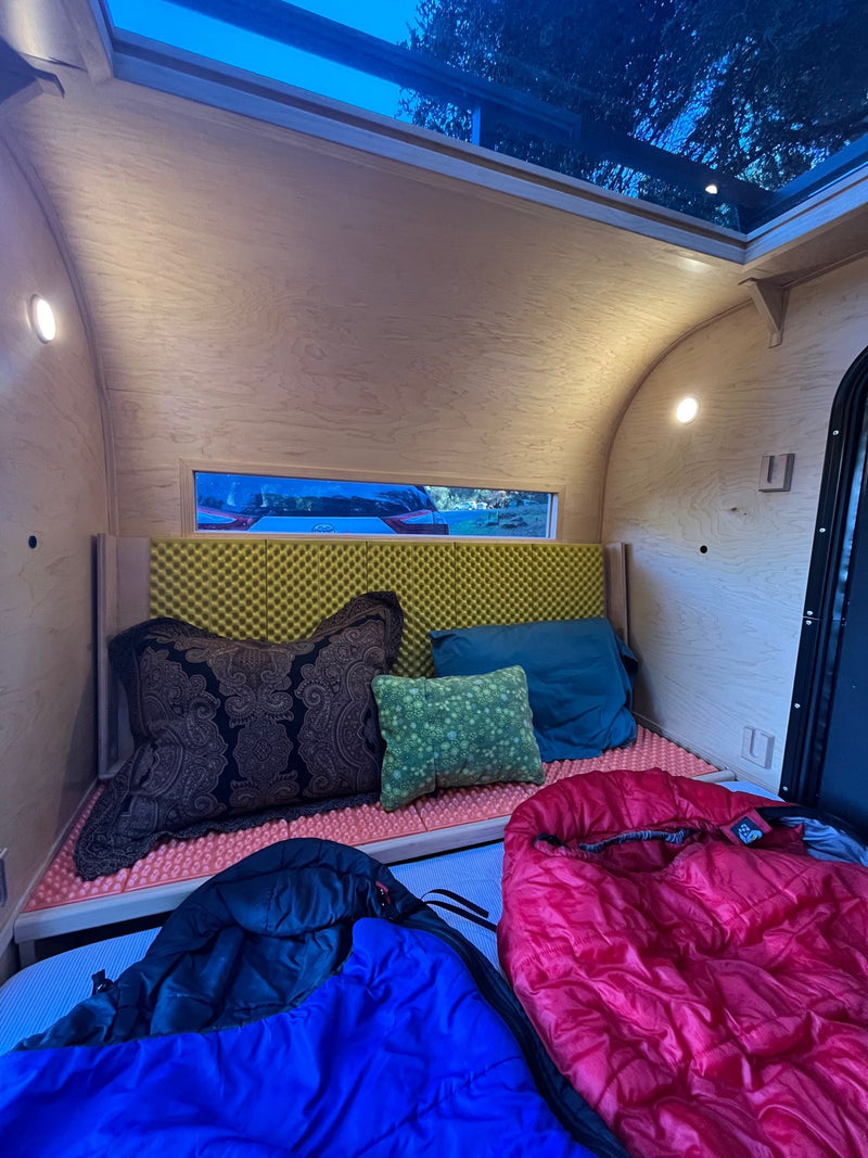  offering a cozy outdoor setup.|Red wooden storage box — photo 14