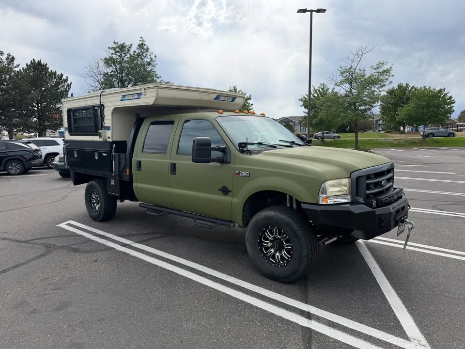 1999 Ford f350 7.3 truck camper overland rig lite craft pop-up solar lithium in Denver, CO (photo 5) — photo 5