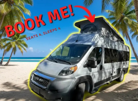 2023 Class B - A/C, 100 mi/day Luxury Van Pop Top overland rental
