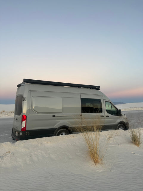 Adventure in Whaley: A 2022 AWD Ford Transit Custom Camper overland rental