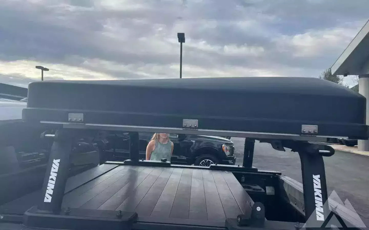 Yakima bed rack AND ikamper mini skycamp 3.0 — used rooftop tents for sale (photo 2) — photo 2